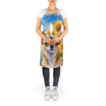 Load image into Gallery viewer, Chihuahua in Sunflowers Apron – Artist-Designed Kitchen, BBQ &amp; Craft Apron