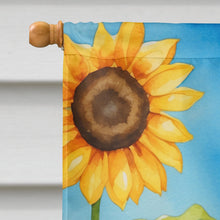 Load image into Gallery viewer, Chihuahua in Sunflowers House Flag