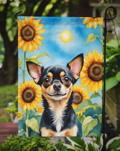 Load image into Gallery viewer, Chihuahua in Sunflowers Garden Flag – Bright Dog-Themed Yard Decor