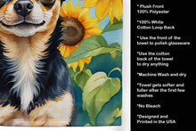 Load image into Gallery viewer, Chihuahua in Sunflowers Kitchen Towel