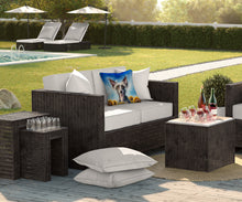 Load image into Gallery viewer, Chinese Crested in Sunflowers Throw Pillow