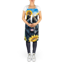 Load image into Gallery viewer, Chow Chow in Sunflowers Apron – Artist-Designed Kitchen, BBQ &amp; Craft Apron