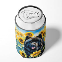 Load image into Gallery viewer, Chow Chow in Sunflowers Can or Bottle Hugger