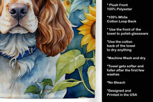 Load image into Gallery viewer, Cocker Spaniel in Sunflowers Kitchen Towel