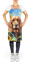Load image into Gallery viewer, Cocker Spaniel in Sunflowers Apron – Artist-Designed Kitchen, BBQ &amp; Craft Apron