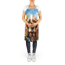 Load image into Gallery viewer, Cocker Spaniel in Sunflowers Apron – Artist-Designed Kitchen, BBQ &amp; Craft Apron