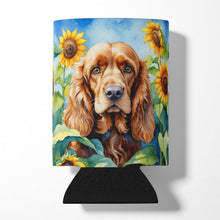 Load image into Gallery viewer, Cocker Spaniel in Sunflowers Can or Bottle Hugger