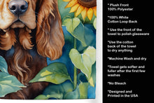 Load image into Gallery viewer, Cocker Spaniel in Sunflowers Kitchen Towel