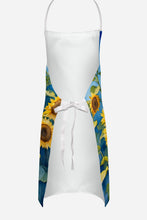 Load image into Gallery viewer, Coton de Tulear in Sunflowers Apron – Artist-Designed Kitchen, BBQ &amp; Craft Apron