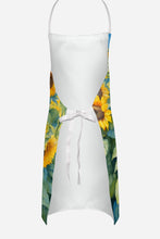 Load image into Gallery viewer, Curly-Coated Retriever in Sunflowers Apron – Artist-Designed Kitchen, BBQ &amp; Craft Apron