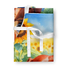Load image into Gallery viewer, Dachshund in Sunflowers Apron – Artist-Designed Kitchen, BBQ &amp; Craft Apron