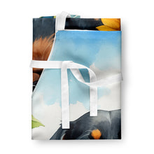 Load image into Gallery viewer, Dachshund in Sunflowers Apron – Artist-Designed Kitchen, BBQ &amp; Craft Apron