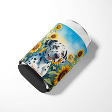 Load image into Gallery viewer, Dalmatian in Sunflowers Can or Bottle Hugger