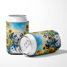 Load image into Gallery viewer, Dalmatian in Sunflowers Can or Bottle Hugger