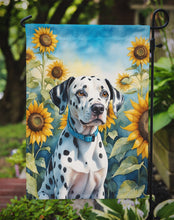 Load image into Gallery viewer, Dalmatian in Sunflowers Garden Flag – Bright Dog-Themed Yard Decor