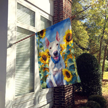 Load image into Gallery viewer, English Bull Terrier in Sunflowers House Flag