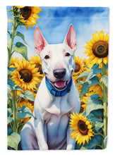Load image into Gallery viewer, English Bull Terrier in Sunflowers House Flag