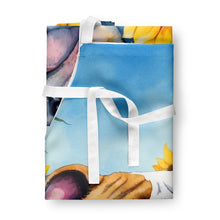 Load image into Gallery viewer, English Bulldog in Sunflowers Apron – Artist-Designed Kitchen, BBQ &amp; Craft Apron