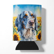 Load image into Gallery viewer, English Setter in Sunflowers Can or Bottle Hugger