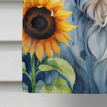 Load image into Gallery viewer, English Setter in Sunflowers House Flag