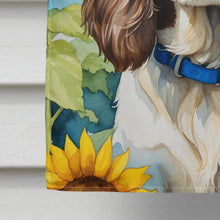 Load image into Gallery viewer, English Springer Spaniel in Sunflowers House Flag