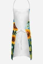 Load image into Gallery viewer, Finnish Spitz in Sunflowers Apron – Artist-Designed Kitchen, BBQ &amp; Craft Apron