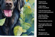 Load image into Gallery viewer, Flat-Coated Retriever in Sunflowers Kitchen Towel