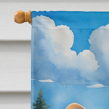 Load image into Gallery viewer, French Bulldog in Sunflowers House Flag