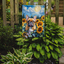 Load image into Gallery viewer, French Bulldog in Sunflowers Garden Flag – Bright Dog-Themed Yard Decor