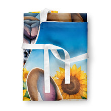 Load image into Gallery viewer, French Bulldog in Sunflowers Apron – Artist-Designed Kitchen, BBQ &amp; Craft Apron