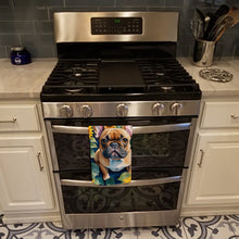 Load image into Gallery viewer, French Bulldog in Sunflowers Kitchen Towel