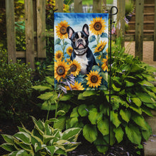Load image into Gallery viewer, French Bulldog in Sunflowers Garden Flag – Bright Dog-Themed Yard Decor