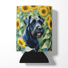 Load image into Gallery viewer, Giant Schnauzer in Sunflowers Can or Bottle Hugger