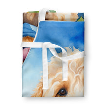 Load image into Gallery viewer, Goldendoodle in Sunflowers Apron – Artist-Designed Kitchen, BBQ &amp; Craft Apron