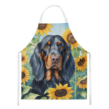 Load image into Gallery viewer, Gordon Setter in Sunflowers Apron – Artist-Designed Kitchen, BBQ &amp; Craft Apron