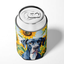 Load image into Gallery viewer, Great Dane in Sunflowers Can or Bottle Hugger