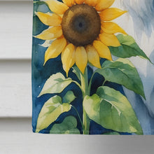 Load image into Gallery viewer, Great Pyrenees in Sunflowers House Flag
