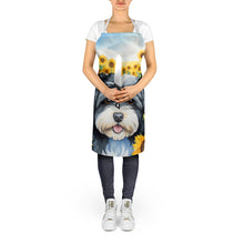 Load image into Gallery viewer, Havanese in Sunflowers Apron – Artist-Designed Kitchen, BBQ &amp; Craft Apron