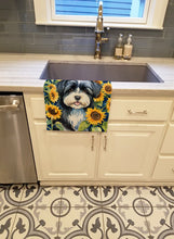 Load image into Gallery viewer, Havanese in Sunflowers Kitchen Towel