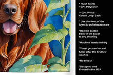 Load image into Gallery viewer, Irish Setter in Sunflowers Kitchen Towel