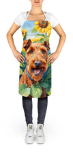 Load image into Gallery viewer, Irish Terrier in Sunflowers Apron – Artist-Designed Kitchen, BBQ &amp; Craft Apron