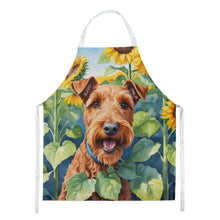 Load image into Gallery viewer, Irish Terrier in Sunflowers Apron – Artist-Designed Kitchen, BBQ &amp; Craft Apron