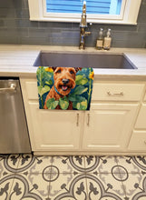 Load image into Gallery viewer, Irish Terrier in Sunflowers Kitchen Towel