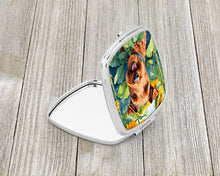 Load image into Gallery viewer, Irish Terrier in Sunflowers Compact Mirror – Stylish Purse Mirror with Artistic Covers
