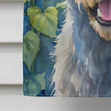 Load image into Gallery viewer, Irish Wolfhound in Sunflowers House Flag