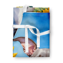 Load image into Gallery viewer, Italian Greyhound in Sunflowers Apron – Artist-Designed Kitchen, BBQ &amp; Craft Apron