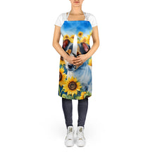 Load image into Gallery viewer, Jack Russell Terrier in Sunflowers Apron – Artist-Designed Kitchen, BBQ &amp; Craft Apron