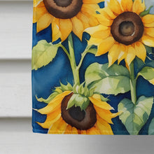 Load image into Gallery viewer, Jack Russell Terrier in Sunflowers House Flag