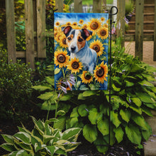 Load image into Gallery viewer, Jack Russell Terrier in Sunflowers Garden Flag – Bright Dog-Themed Yard Decor