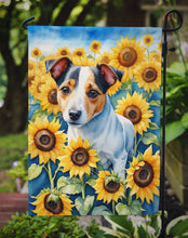 Load image into Gallery viewer, Jack Russell Terrier in Sunflowers Garden Flag – Bright Dog-Themed Yard Decor